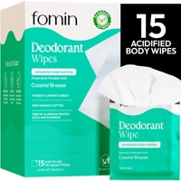 Fomin' AHA Deodorant Wipes Aluminum Free - Coastal Breeze