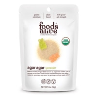 Foods Alive Organic Agar Agar Powder Vegan