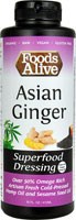 Foods Alive Organic Salad Dressing Sesame Ginger