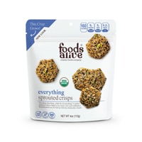 Foods Alive Organic Sprouted Crisps Everything