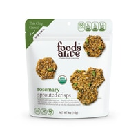 Foods Alive Organic Sprouted Crisps Rosemary