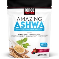 Force Factor Amazing Ashwa - Ashwaghanda Supplement Triple Berry