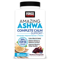 Force Factor Amazing Ashwa Complete Calm Support Blueberry Pomegranate