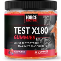 Force Factor Test X180 Testosterone Booster Gummies Berry Punch