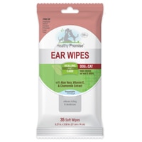 Four Paws Healthy Promise Ear Wipes for Cats and Dogs