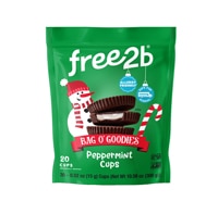 Free2b Bag O' Goodies Dark Chocolate Cups Peppermint