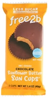 Free2b Sunflower Butter Cups Chocolate