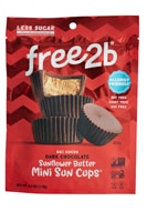 Free2b Sunflower Butter Mini Sun Cups Dark Chocolate