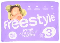 Freestyle Diapers Hyper Absorbent 28 Diapers