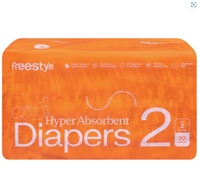 Freestyle Diapers Hyper Absorbent 32 Diapers