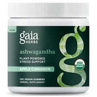 Gaia Herbs Ashwagandha Gummies Apple Cinnamon