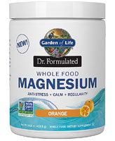Garden of Life Dr. Formulated Magnesium Whole Food Powder Orange
