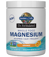 Garden of Life Dr. Formulated Magnesium Whole Food Powder Orange