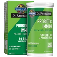 Garden of Life Dr. Formulated Probiotics Immune Pre + Pro + Postbiotics