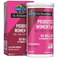 Garden of Life Dr. Formulated Probiotics Women's pH Pre + Pro + Postbiotics