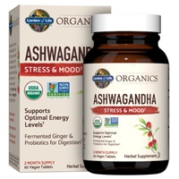 Garden of Life Organics Ashwagandha Stress & Mood Herbal Supplement