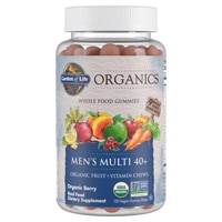 Garden of Life Organics Men's Multi 40 Plus Whole Food Gummies Organic Berry