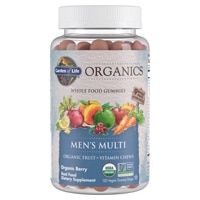 Garden of Life Organics Men's Multi Whole Food Gummies Organic Berry