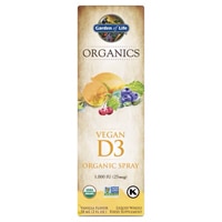 Garden of Life Organics Vegan D3 Organic Spray Vanilla