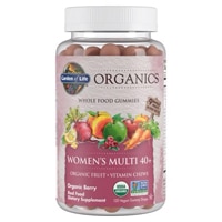 Garden of Life Organics Women's Multi 40 Plus Whole Food Gummies Organic Berry