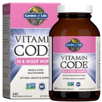 Garden of Life Vitamin Code® 50 & Wiser Women Whole Food Multivitamin