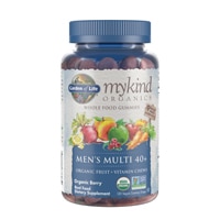 Garden of Life mykind Organics Men's Multi 40 plus Whole Food Gummies Organic Berry