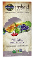 Garden of Life mykind Organics Prenatal Once Daily Whole Food Multivitamin