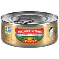 Genova Yellowfin Can Tuna in Water with Sea Salt