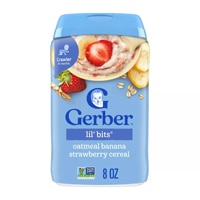 Gerber Baby Cereal 6+ Months Oatmeal Banana Strawberry