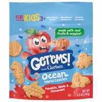 Gerber Kids Get'ems Cookies Pumpkin Apple Cinnamon