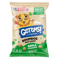 Gerber Kids Get'ems Roundos Puff Snack Apple Cinnamon
