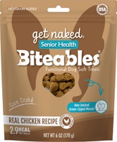 Get Naked Biteables Functional Dog Soft Treats Senior Health Chicken Recipe