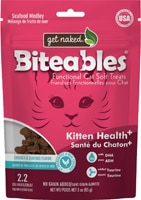 Get Naked Biteables Functional Kitten Soft Treats Kitten Health Chicken & Seafood