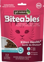 Get Naked Biteables Functional Kitten Soft Treats Kitten Health Chicken & Seafood Recipe