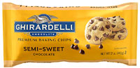 Ghirardelli Premium Baking Chips Semi Sweet Chocolate