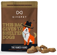 GivePet Dog Treats Ranch Hand Crunchy Bacon Potato Carrot