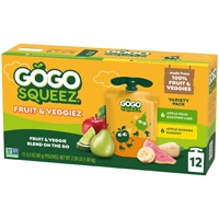 GoGo Squeez Fruit & Veggiez On the Go Variety Pack