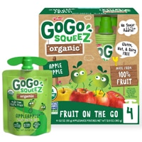 GoGo Squeez Organic Applesauce On The Go Apple Apple