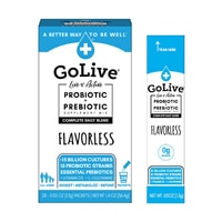 GoLive Probiotic and Prebiotic Drink Mix Flavorless