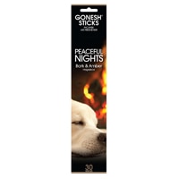 Gonesh Incense Blended Fall Scent - Peaceful Nights Bark & Amber