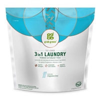 GrabGreen 3-In-1 Laundry Detergent Pods Fragrance-Free