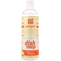 GrabGreen Liquid Dish Soap Tangerine with Lemongrass