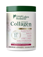 Great Lakes Wellness Beauty Boost Advanced Collagen Peptides Raspberry Lemonade