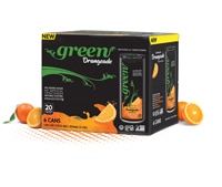 Green Cola Naturally Flavored Sparkling Beverage Orangeade