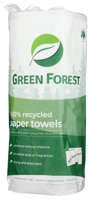 Green Forest Paper Towels 100% Recycled 2-Ply 104 Sheets