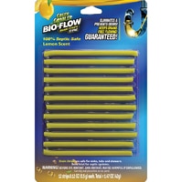 Green Gobbler Bio-Flow Drain Strips Drain Cleaner & Deodorizer Septic Safe Lemon