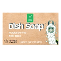 Green Llama Dish Soap Bar Fragrance-Free