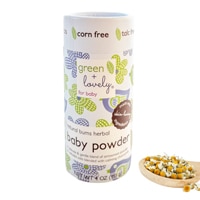 Green + Lovely Natural Bums Herbal Baby Powder