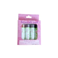 Green + Lovely Organic Lip Balm Variety Pack 4 Lip Balms - Botanical
