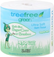 Green2 Bath Tissue Tree Free Bamboo Plastic Free 2-Ply 450 Sheets